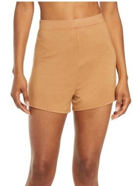 Skims women’s sleep shorts size medium camel